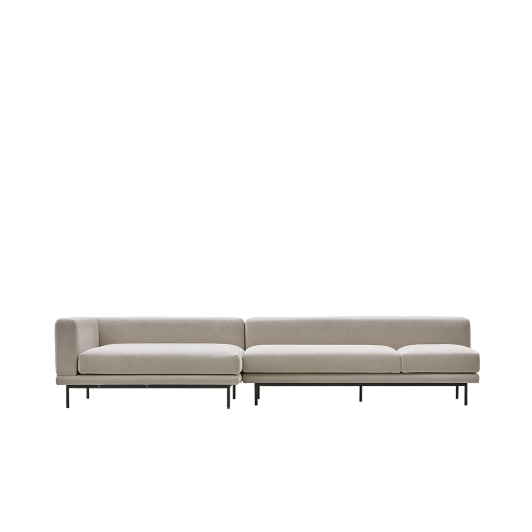 NO9. 1360 Square Couch Sofa(Armless)