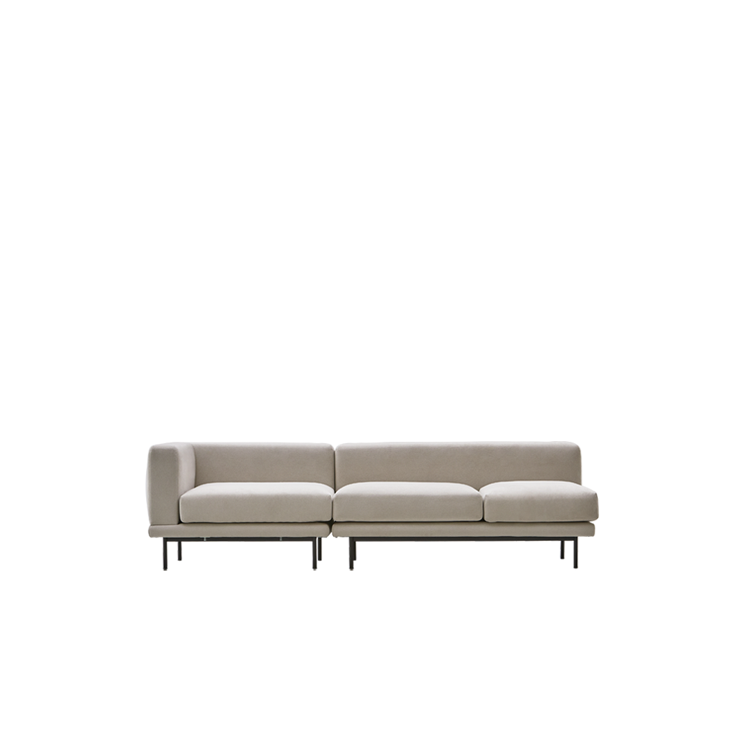 NO9. 2 Units Sofa(Armless Twin Seat / Tray)