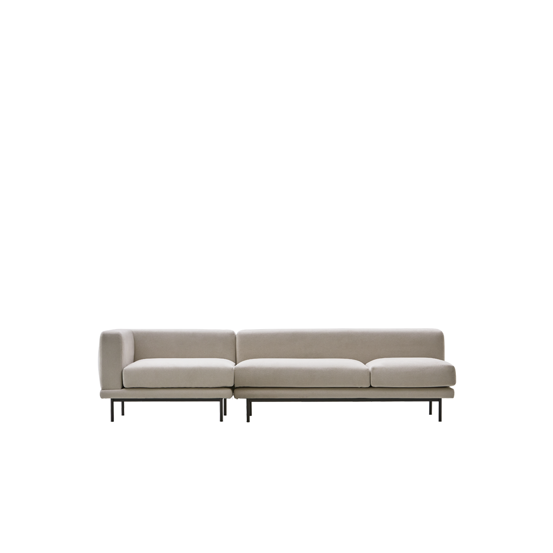 NO9. 2 Units Sofa(Armless Twin Seat / Tray)