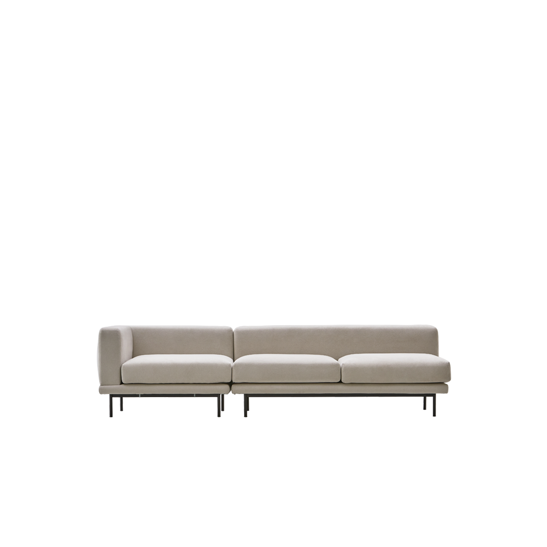 NO9. 2 Units Sofa(Armless Twin Seat / Tray)