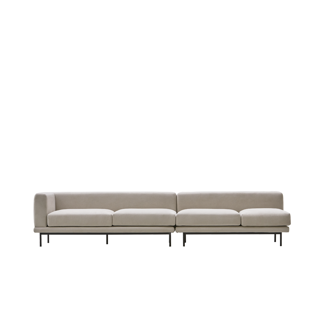NO9. 2 Units Sofa(Armless Twin Seat / Tray)