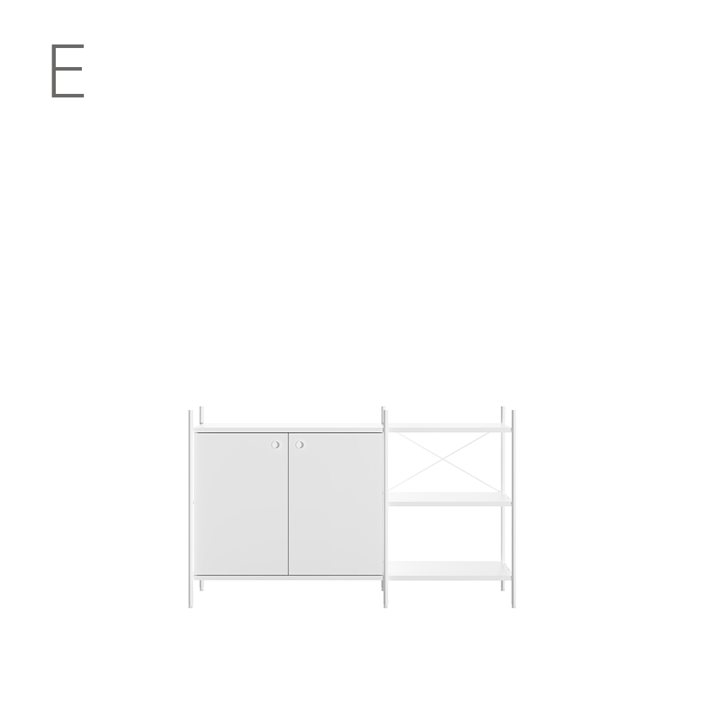 Join system 3 Layers Shelf SET(158CM)_9 Types