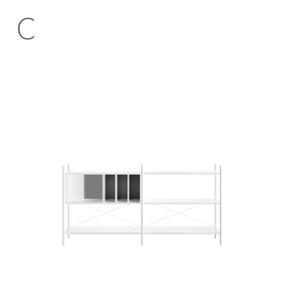 Join system 3 Layers Shelf SET(190CM)_14 Types
