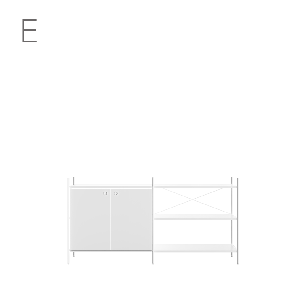 Join system 3 Layers Shelf SET(190CM)_14 Types