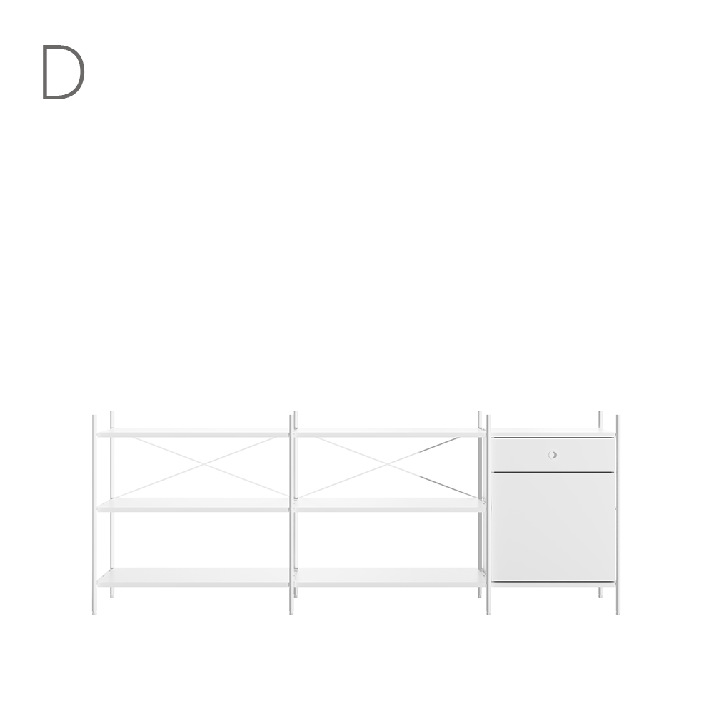 Join system 3 Layers Shelf SET(251CM)_17 Types