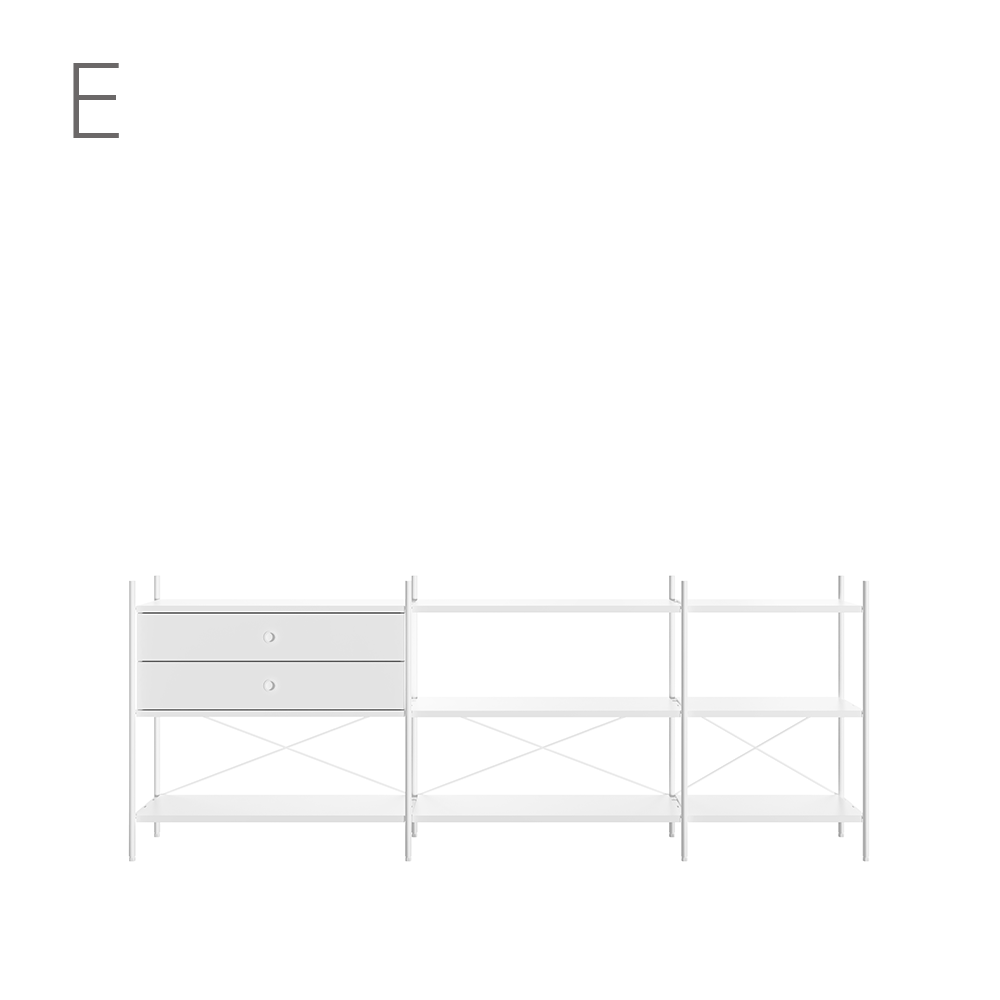 Join system 3 Layers Shelf SET(251CM)_17 Types