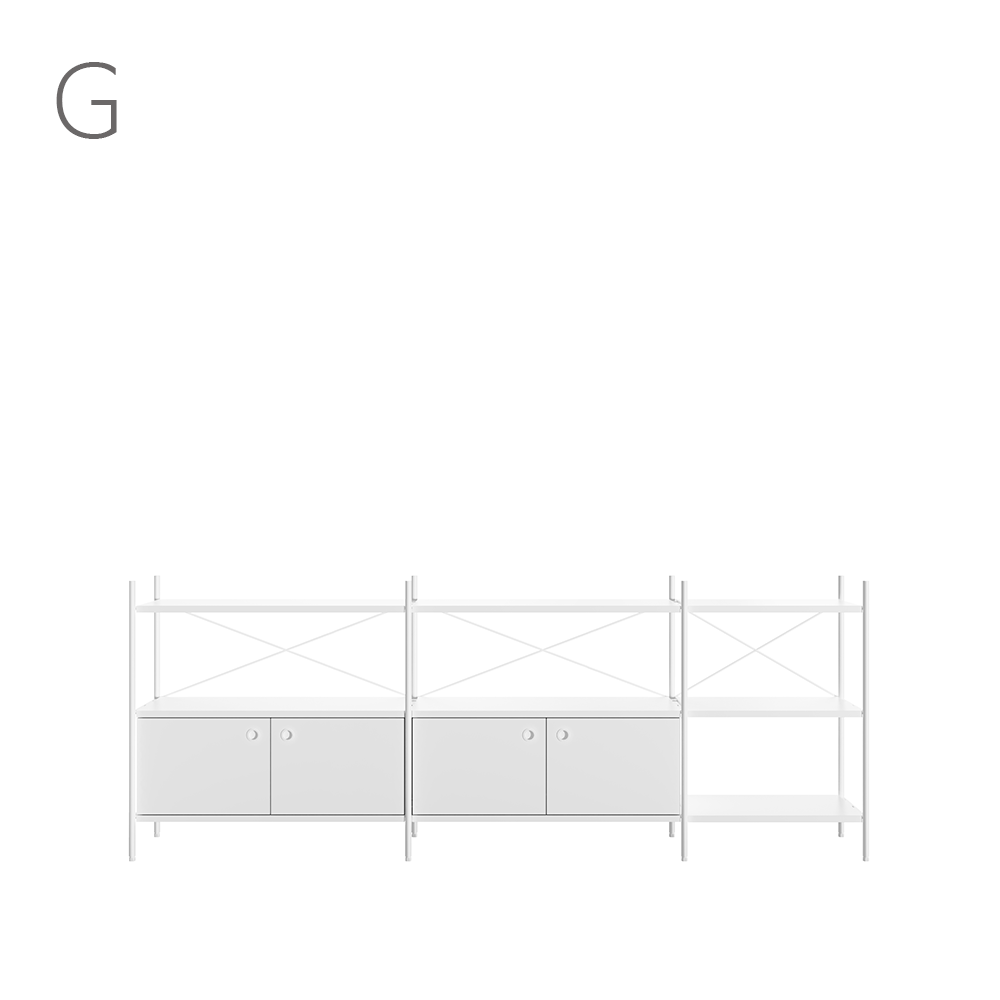 Join system 3 Layers Shelf SET(251CM)_17 Types