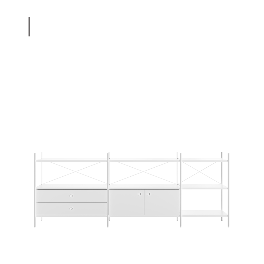 Join system 3 Layers Shelf SET(251CM)_17 Types