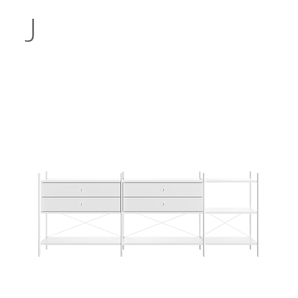 Join system 3 Layers Shelf SET(251CM)_17 Types