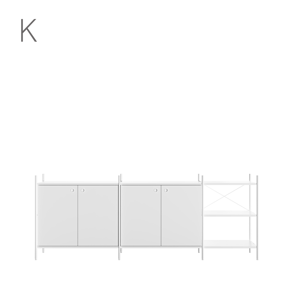 Join system 3 Layers Shelf SET(251CM)_17 Types