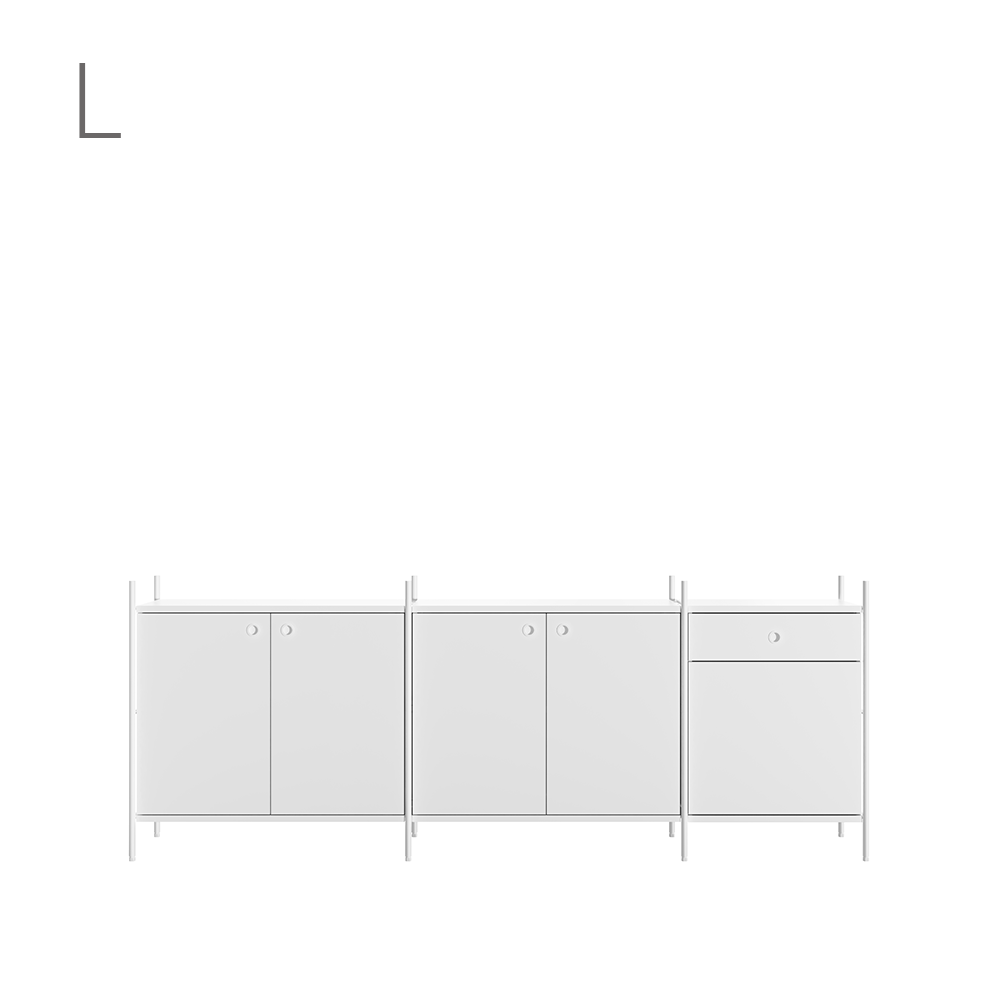 Join system 3 Layers Shelf SET(251CM)_17 Types