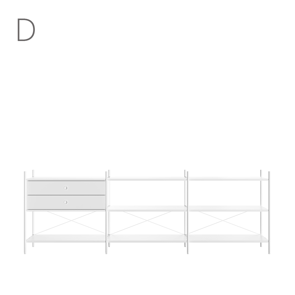Join system 3 Layers Shelf SET(283CM)_14 Types