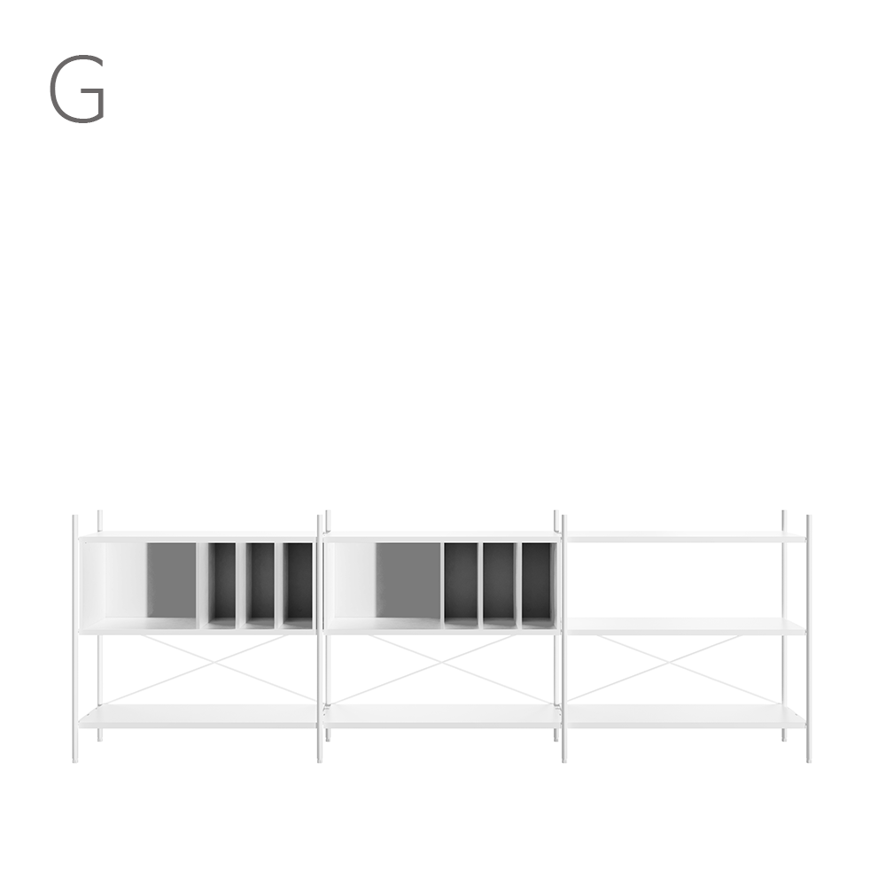 Join system 3 Layers Shelf SET(283CM)_14 Types