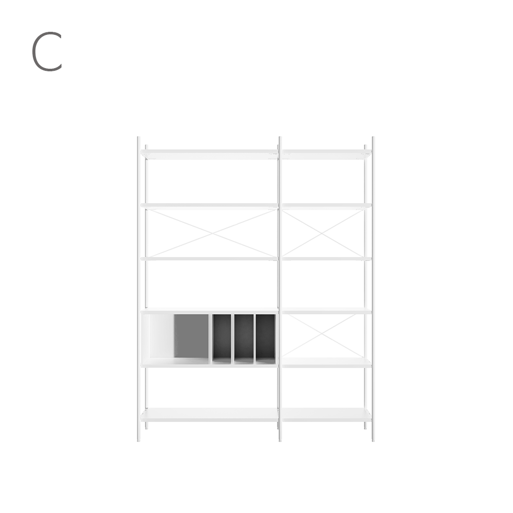 Join system 6 Layers Shelf SET(158CM)_9 Types