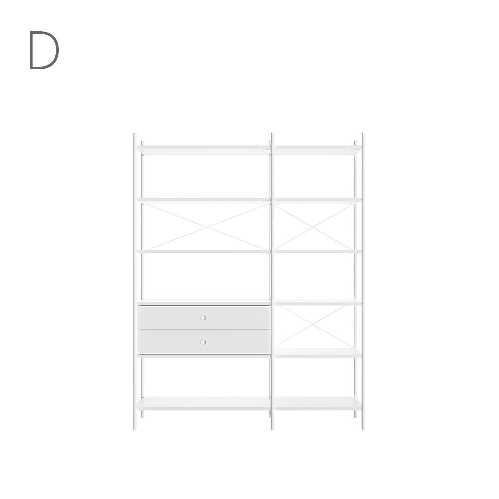 Join system 6 Layers Shelf SET(158CM)_9 Types
