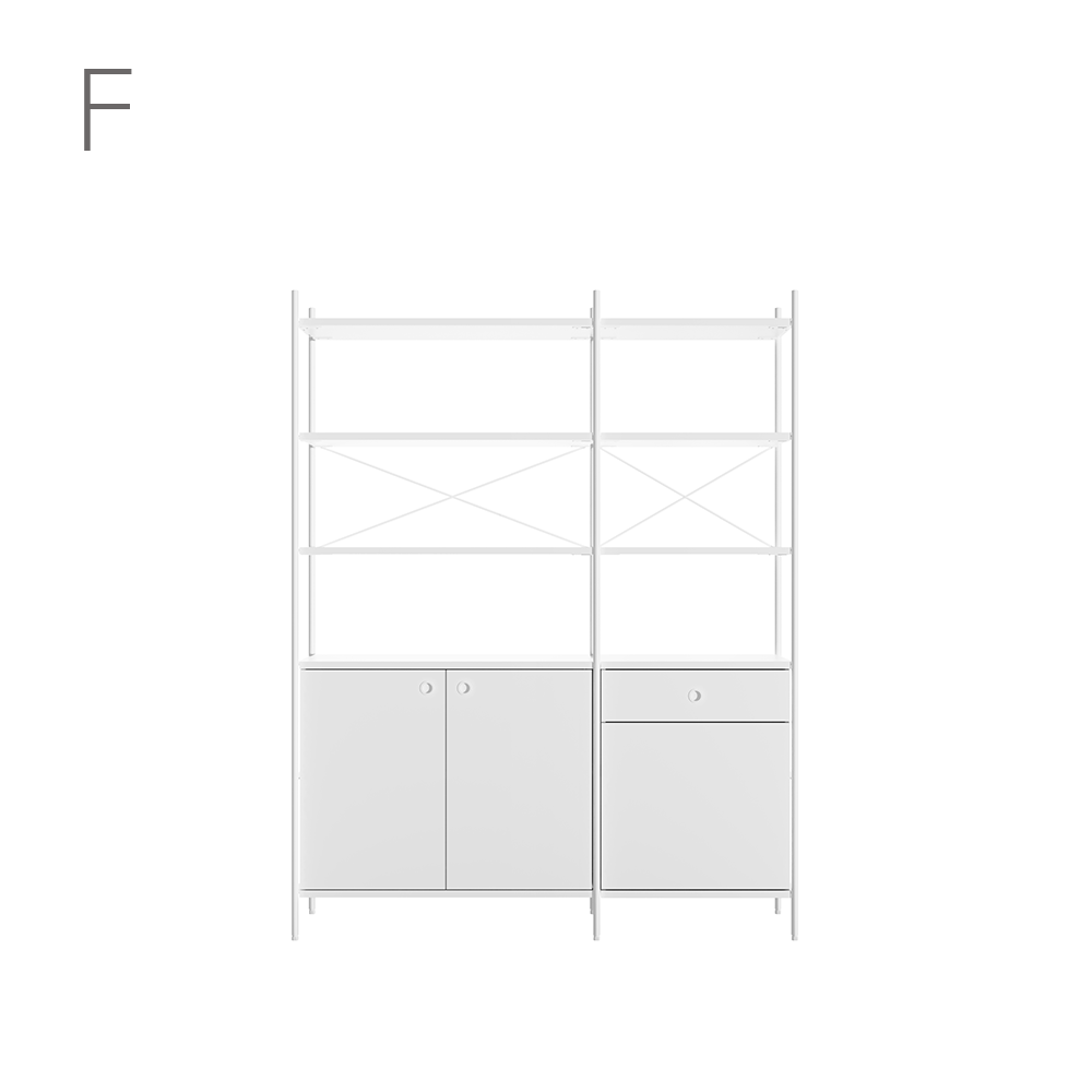 Join system 6 Layers Shelf SET(158CM)_9 Types