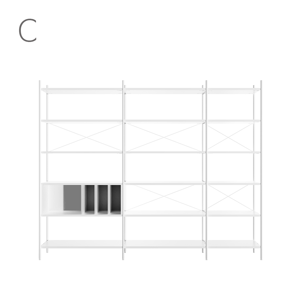 Join system 6 Layers Shelf SET(251CM)_17 Types