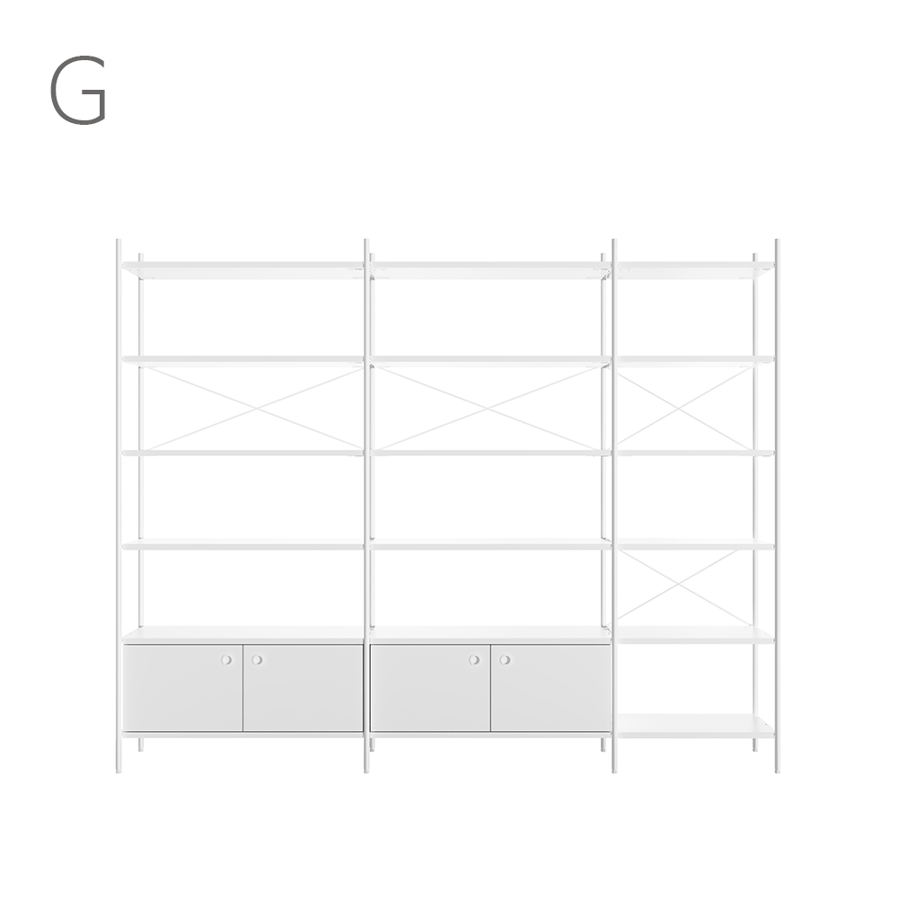 Join system 6 Layers Shelf SET(251CM)_17 Types
