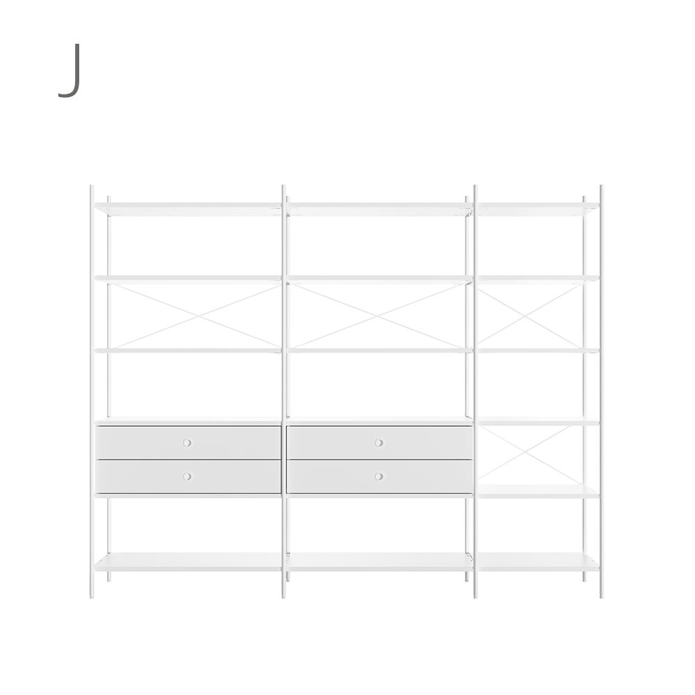 Join system 6 Layers Shelf SET(251CM)_17 Types