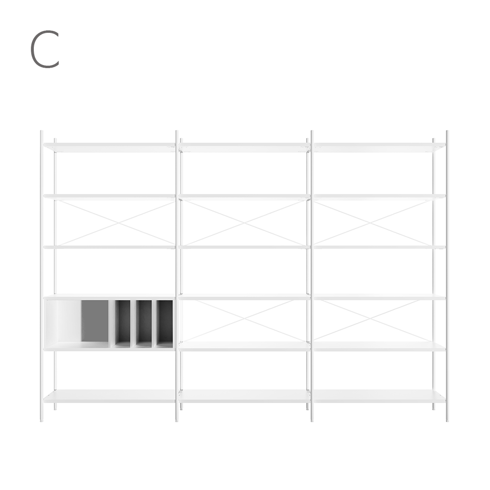 Join system 6 Layers Shelf SET(283CM)_14 Types