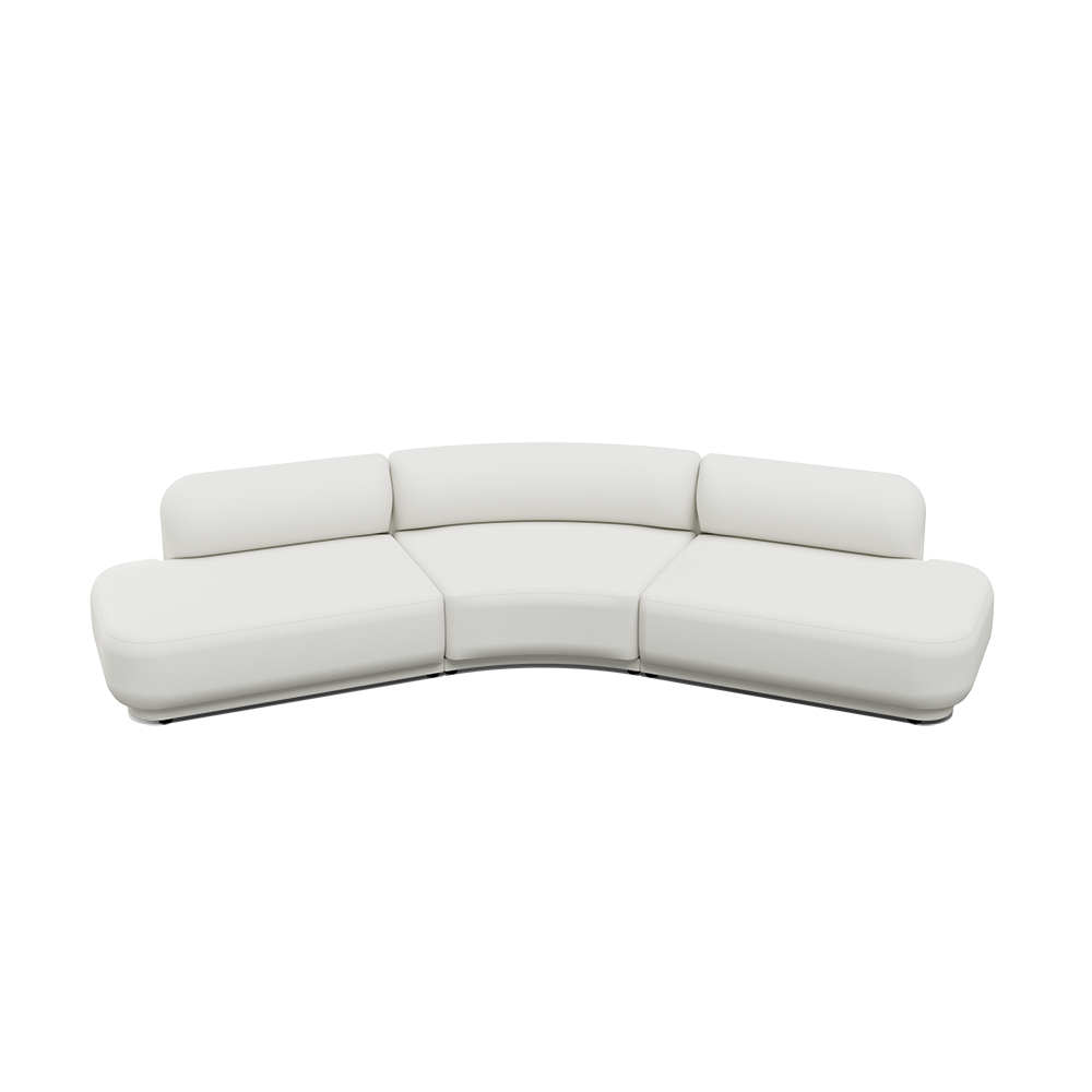 NO6. 45º Curve Double Lounge Sofa(2 Size)