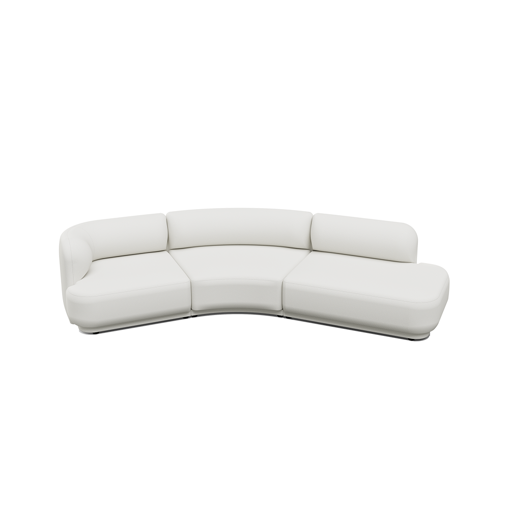 NO6. 45º Curve Lounge Sofa(3 Size)
