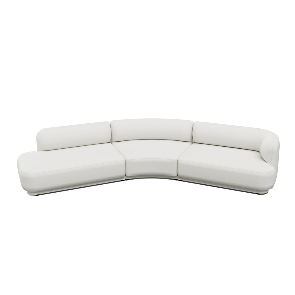 NO6. 45º Curve Lounge Sofa(3 Size)