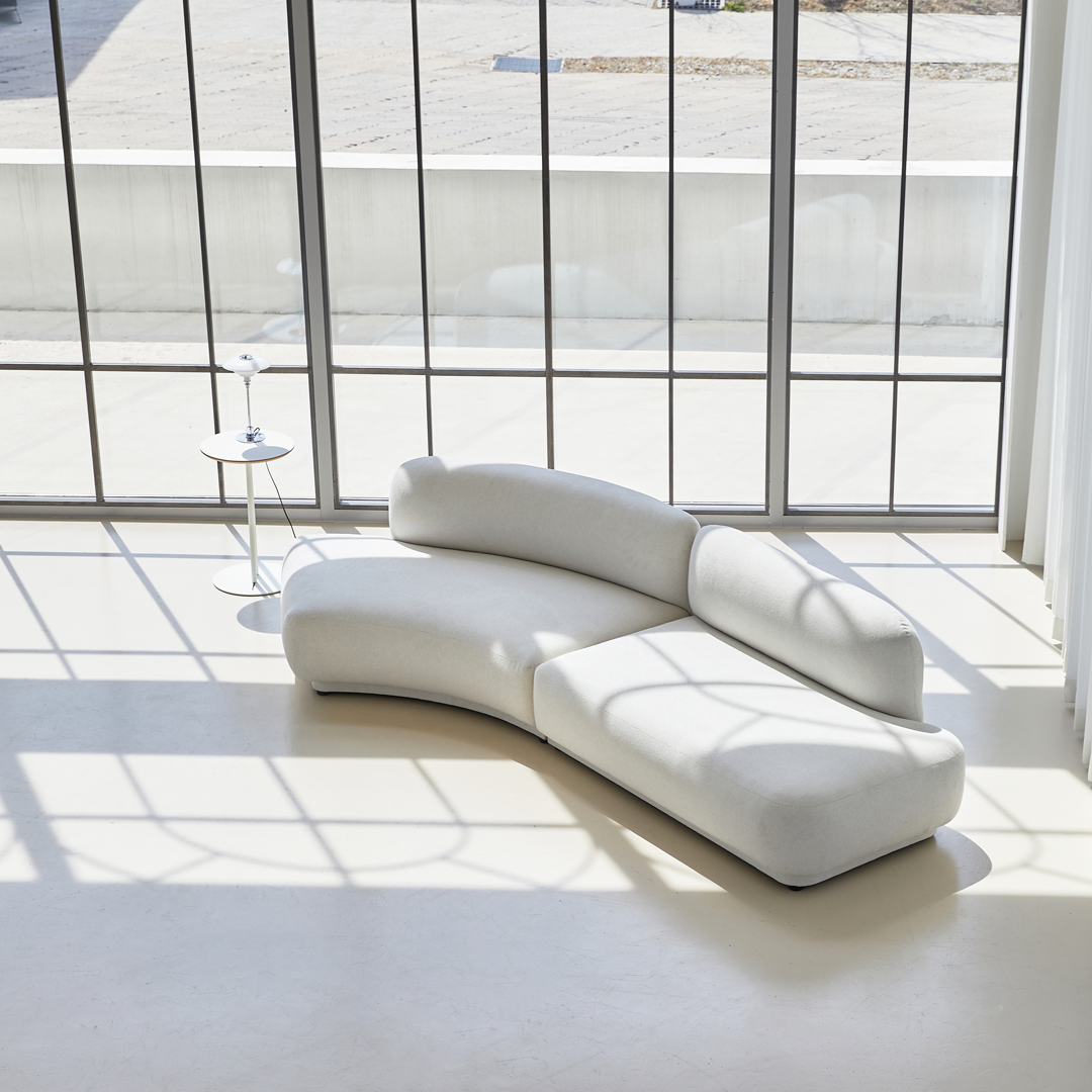 NO6. 60º Curve Double Lounge Sofa(2 Size)