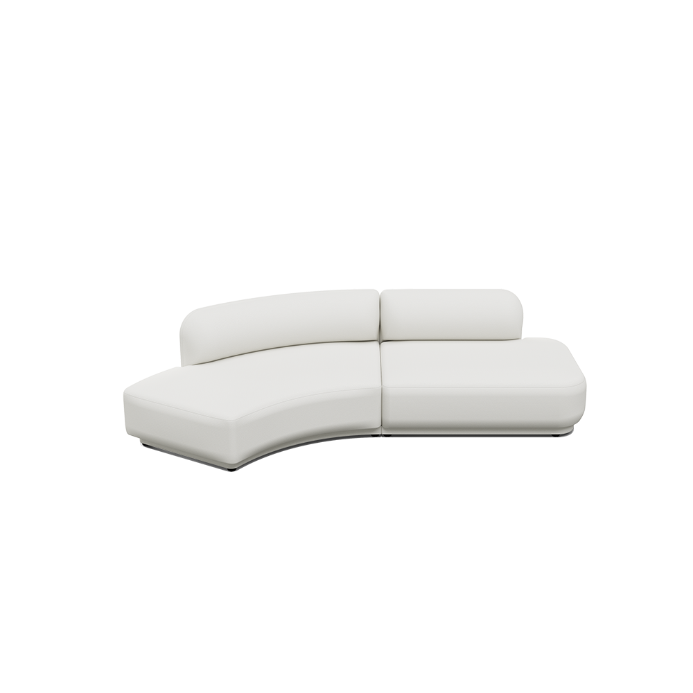 NO6. 60º Curve Double Lounge Sofa(2 Size)