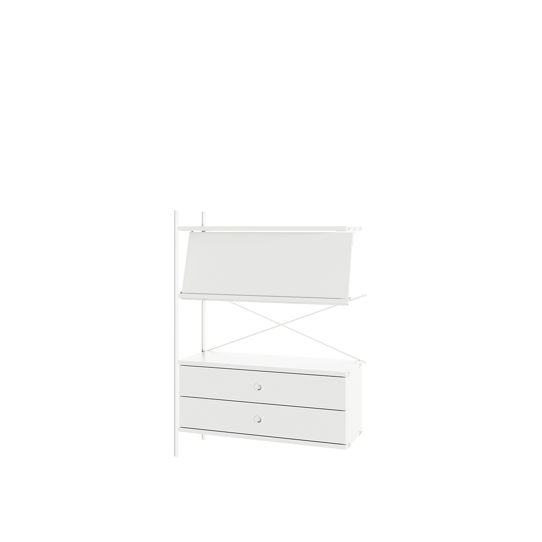 Join system 960 4 Layers Shelf (magazine shelf)_extension