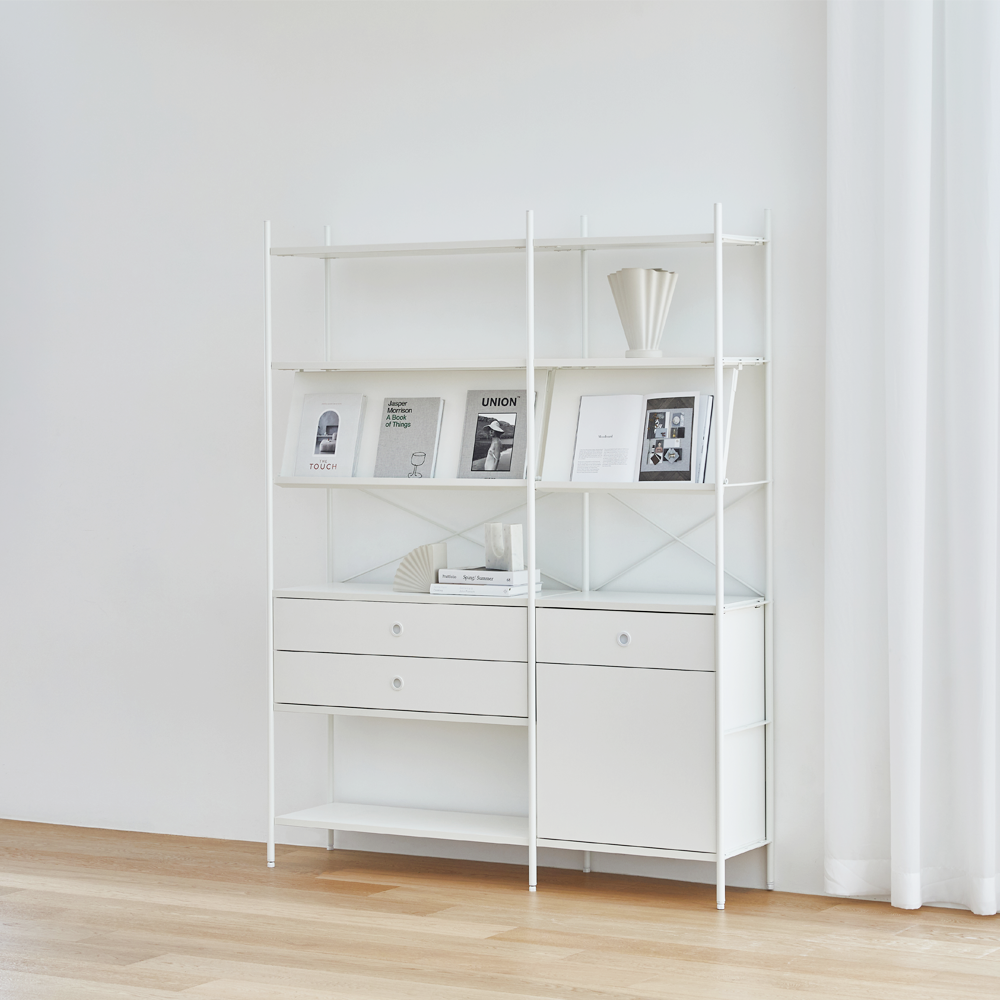 Join system 640 6 Layers Shelf (magazine shelf)