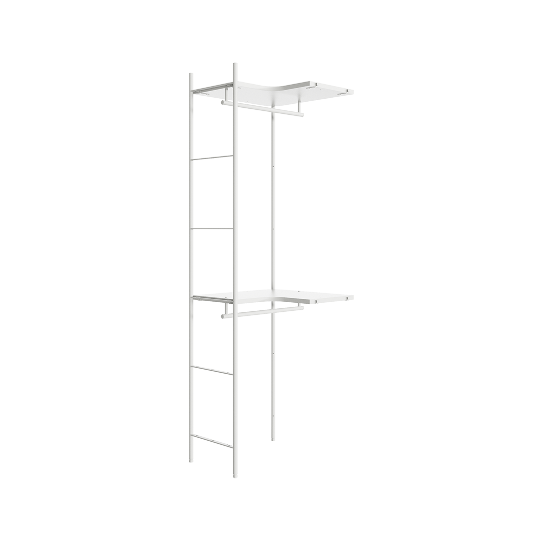 Join system 2 Layers Corner hanger Shelf_extension