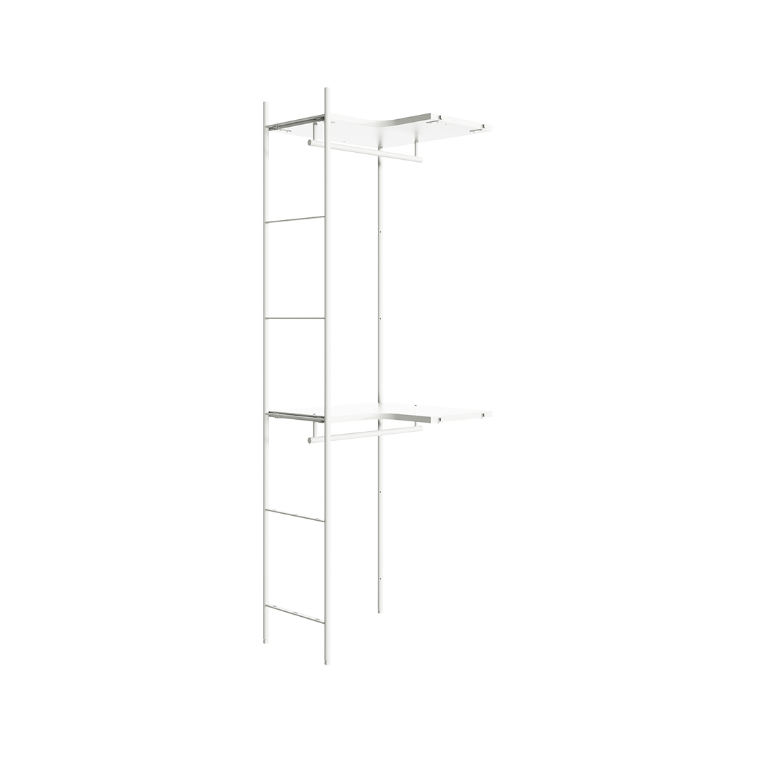 Join system 2 Layers Corner hanger Shelf_extension