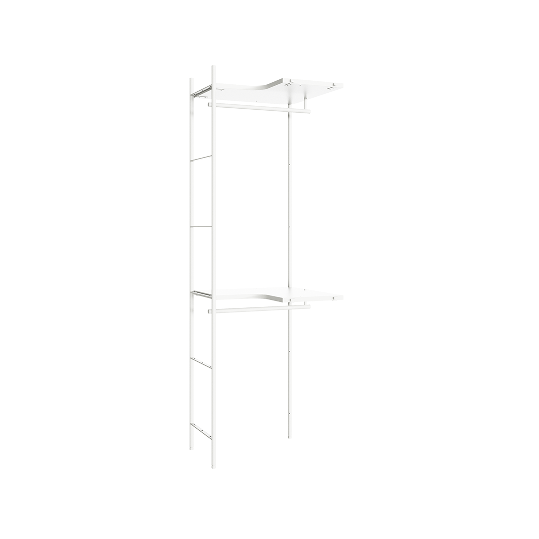 Join system 2 Layers Corner hanger Shelf_extension