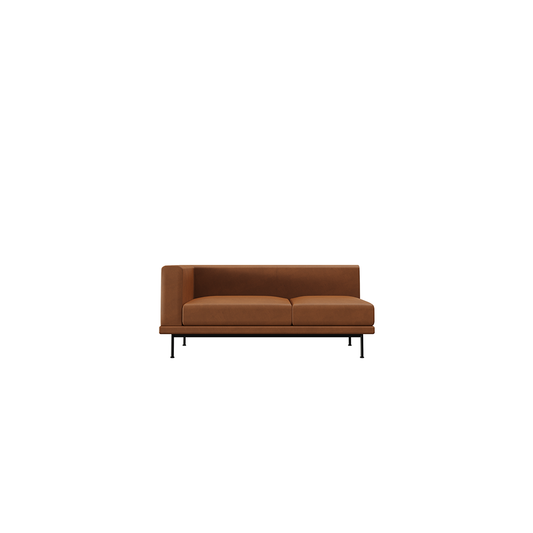 NO9. Armrest Twin Leather Module (Seat/Tray)