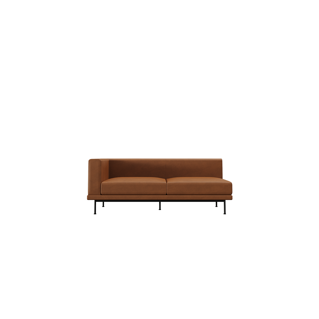 NO9. Armrest Twin Leather Module (Seat/Tray)