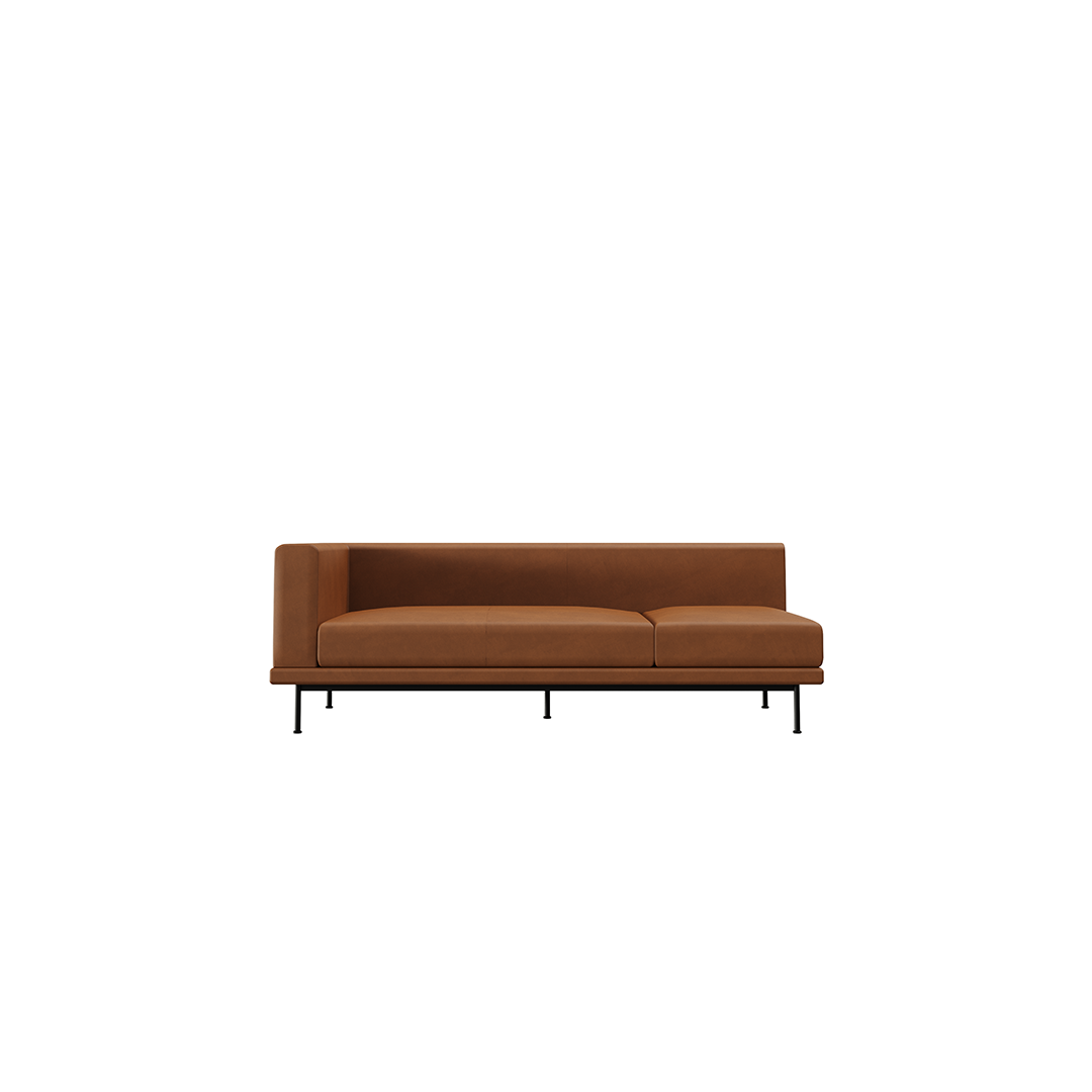 NO9. Armrest Twin Leather Module (Seat/Tray)