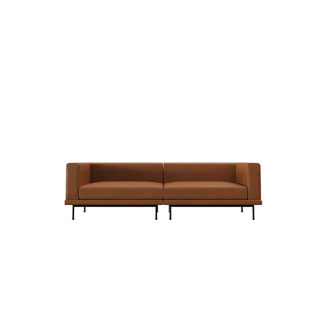 NO9. 2 Units Leather Sofa(Standard) /3 Size