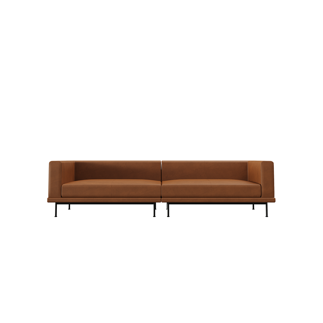 NO9. 2 Units Leather Sofa(Standard) /3 Size