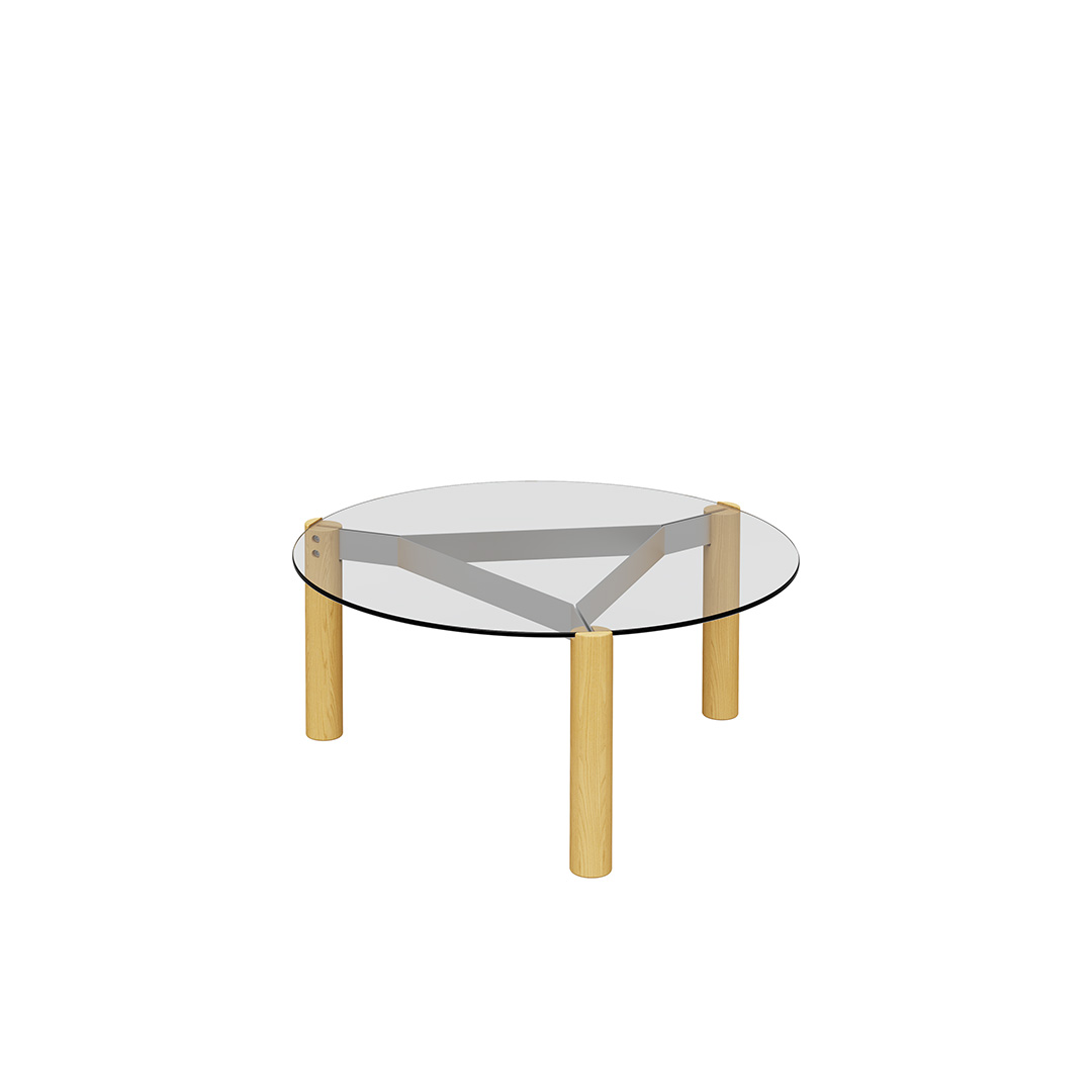 Join Glass Sofa Table_Circle