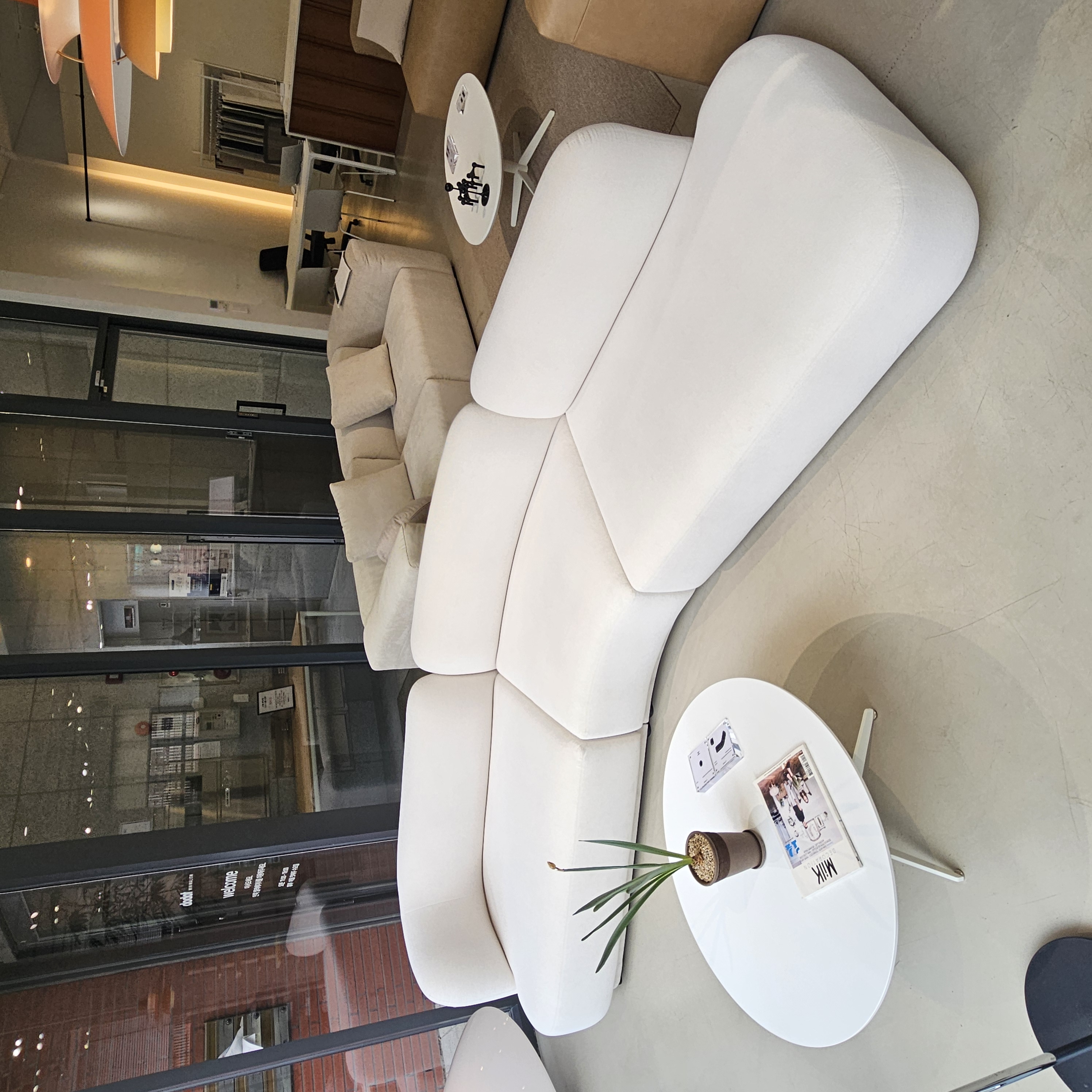 [Display Sale] NO6. 45º Curve Lounge Sofa(3180 Size)