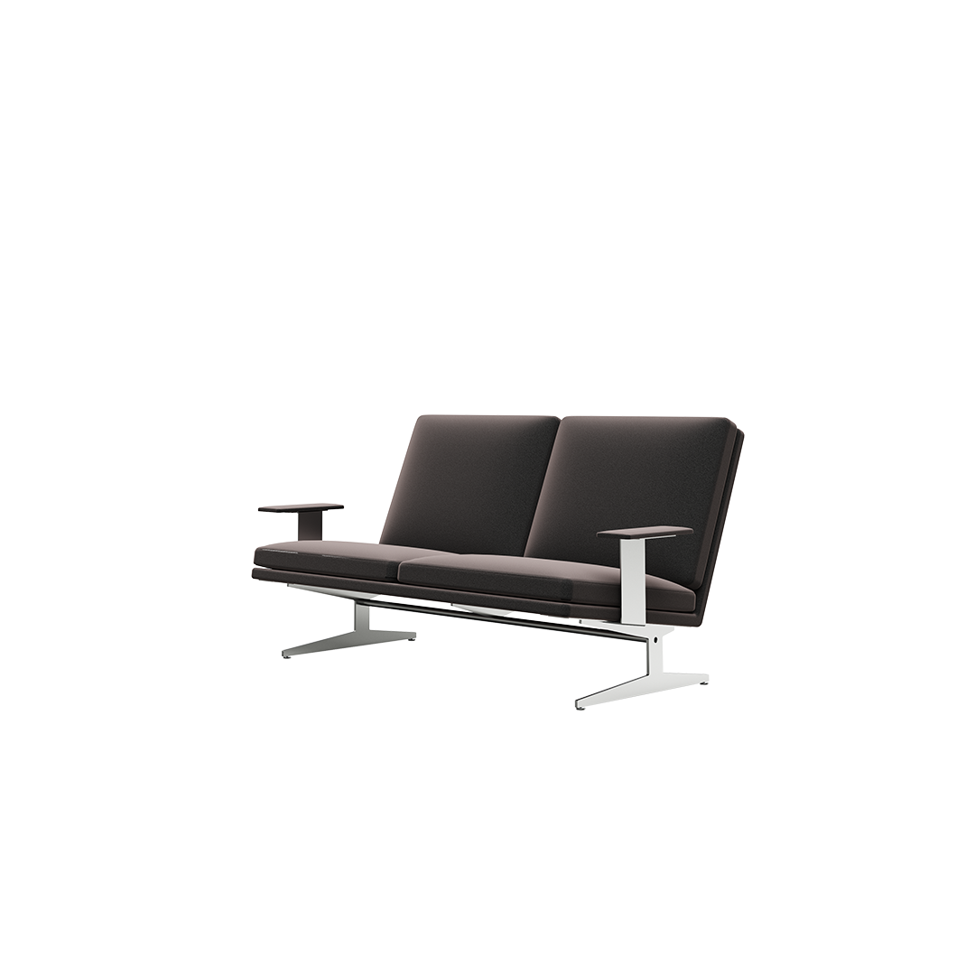 NO12. 1490 Lounge Sofa (2-seater tray)