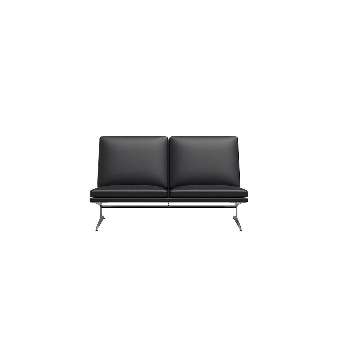 NO12. 1290 Leather Lounge Sofa (2-seater)