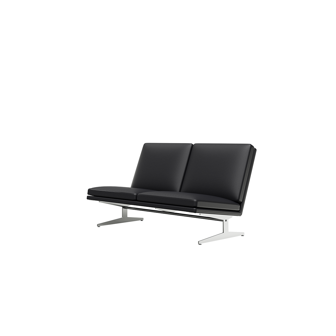 NO12. 1290 Leather Lounge Sofa (2-seater)