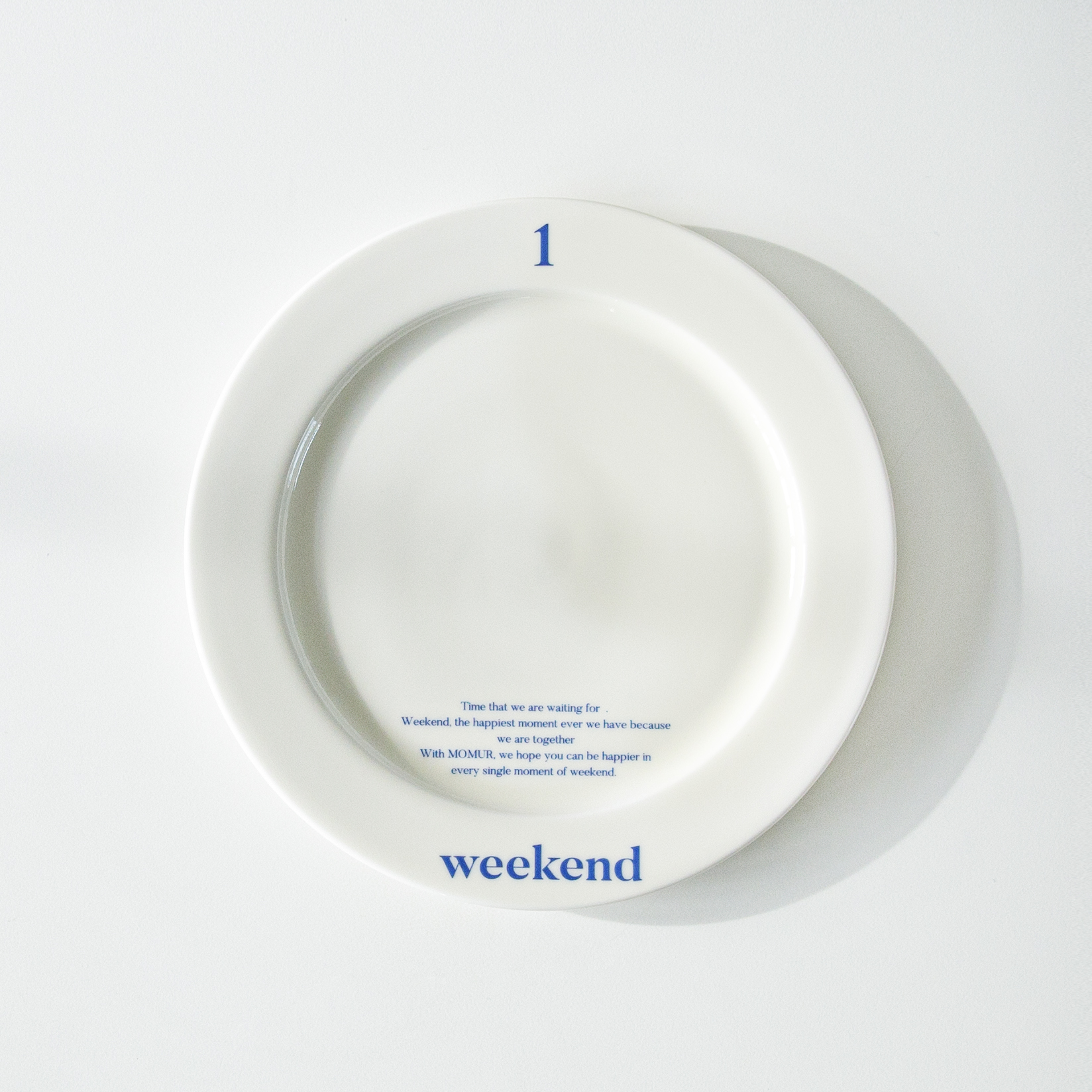[weekend 2] 원형 플레이트 L ‘Ivory’