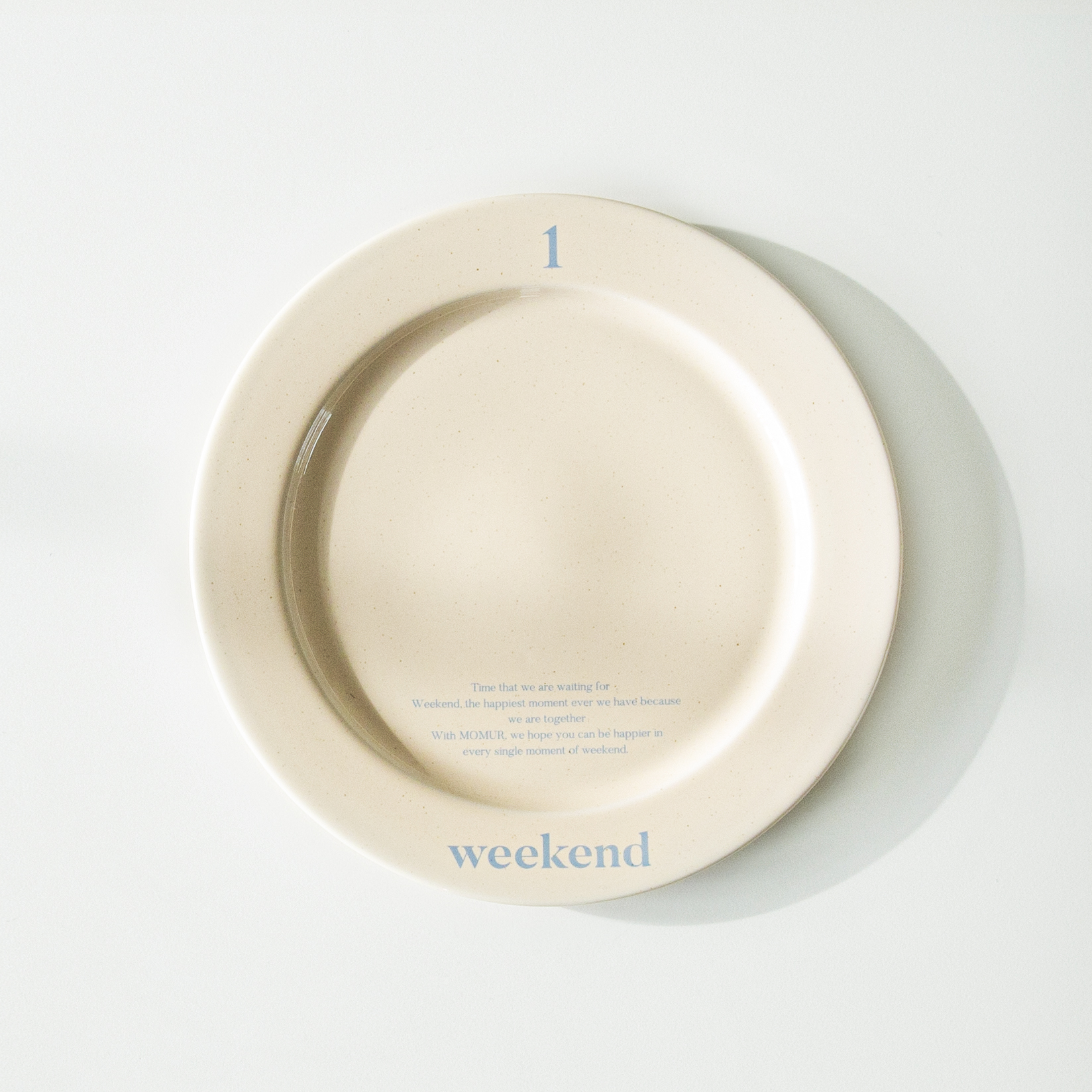[weekend 2] 원형 플레이트 L ‘butter’