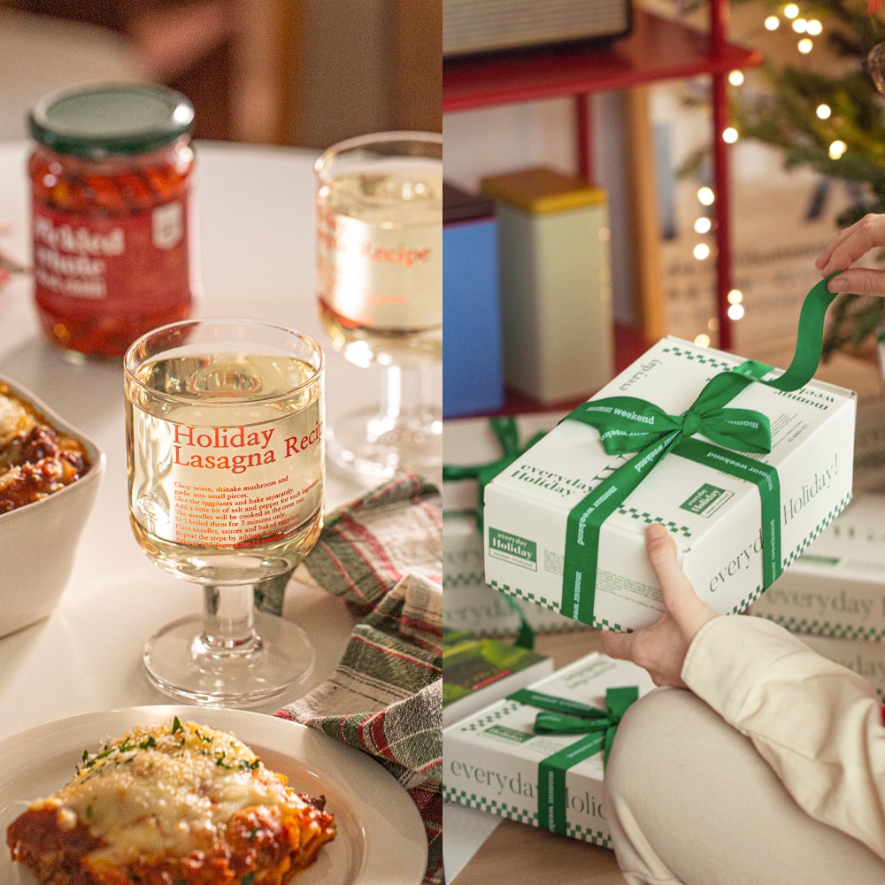 Holiday Glass SET [라자냐/엔초비]