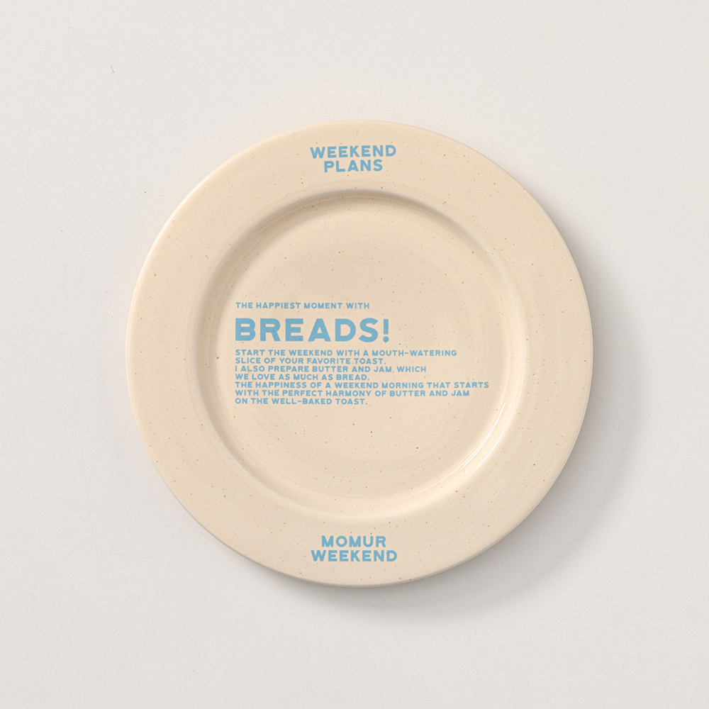 [weekend 5] 브레드 플레이트 'butter'