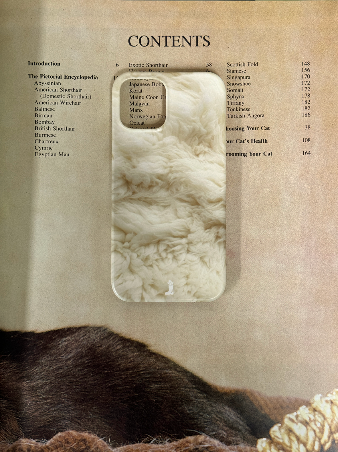 Curious Fur case [ 6color ]