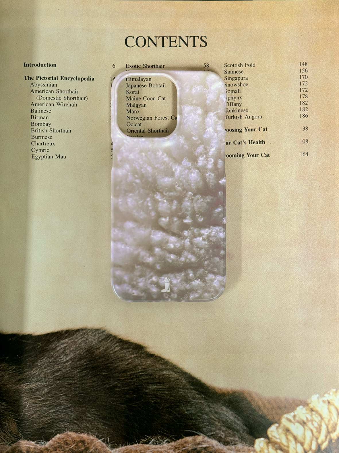 Curious Fur case [ 6color ]